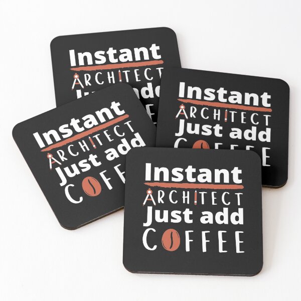 Item preview, Instant Architect Just Add Coffee designed and sold by VBeesTees.