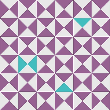 Artwork thumbnail, Geometric pattern with triangles by cunukstudio