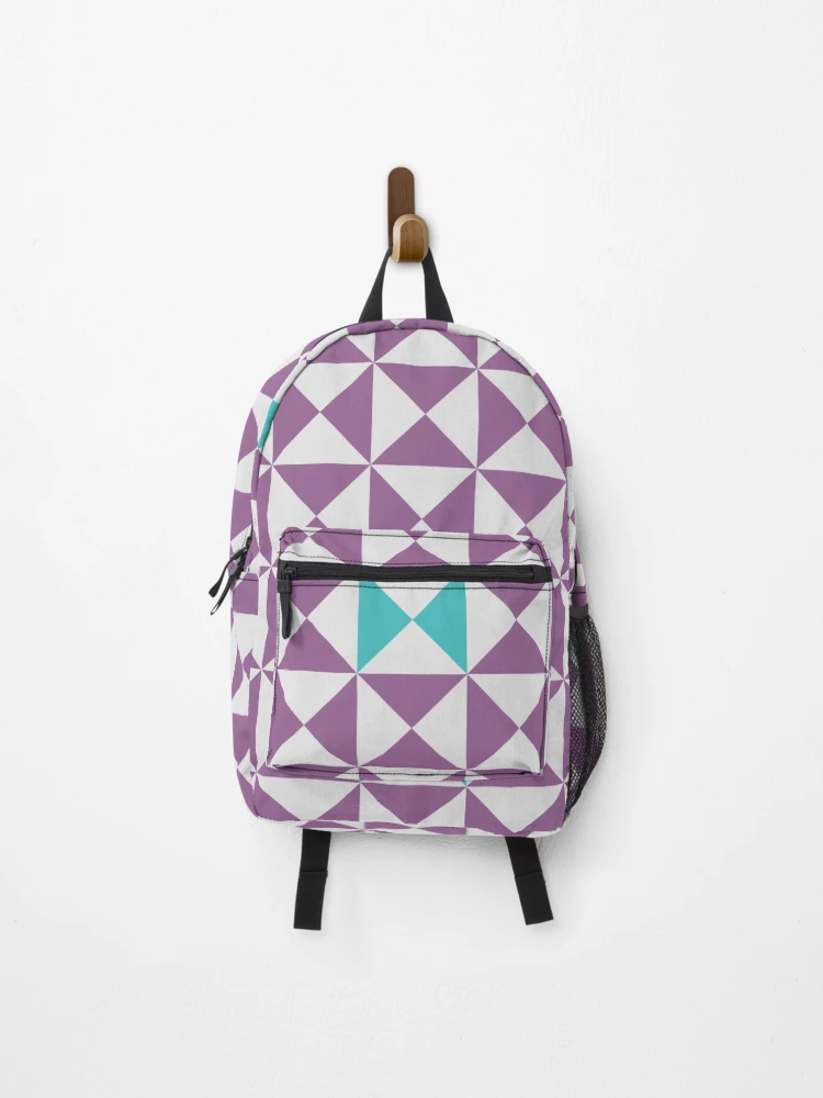 Thumbnail 1 of 3, Backpack, Geometric pattern with triangles designed and sold by cunukstudio.