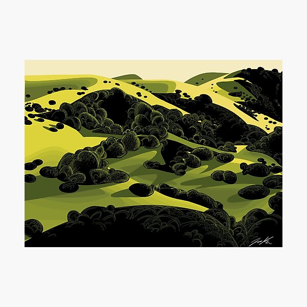 California Hills Photographic Print