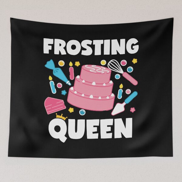 Item preview, Funny Frosting Queen Cake Decorating graphic designed and sold by jakehughes2015.