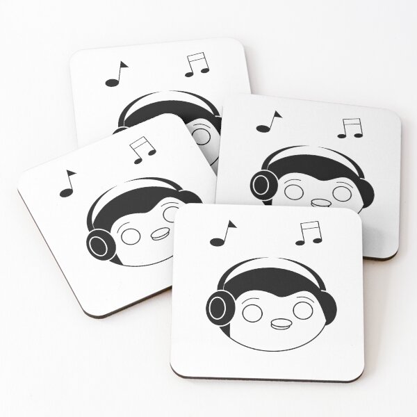 Item preview, Penguin Listening to Music designed and sold by Drew Dionne.
