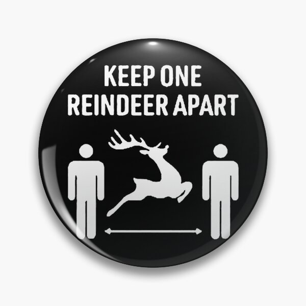 Item preview, Keep One Reindeer Apart designed and sold by Funny Tee.