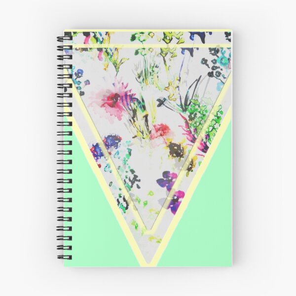 Aperçu de l'œuvre Triangle floral créée et vendue par Fancy-Prints.