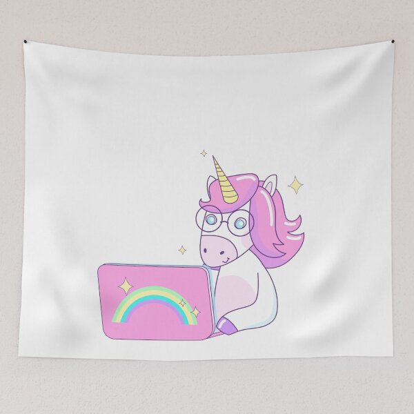 Item preview, Unicorn Rainbow Art designed and sold by zanbo.