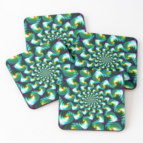 Item preview, Shiny Green Spiral designed and sold by pinkal.