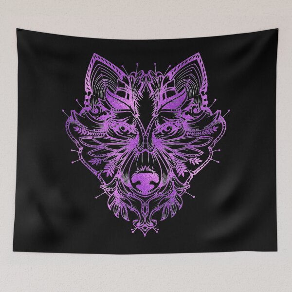 Item preview, Orchid Wolf Face designed and sold by Paulele.