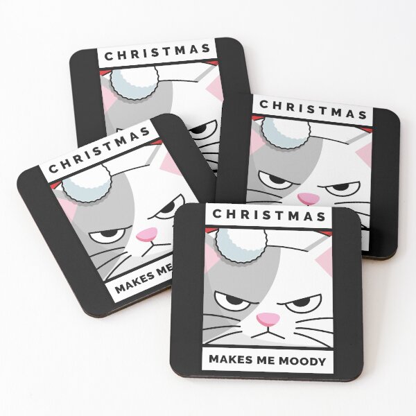 Item preview, Christmas Makes Me Moody T shirt  designed and sold by Rockopolys.