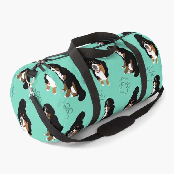 Item preview, Bernese Mountain Dog Pattern-aqua paws designed and sold by KantstandyaC.