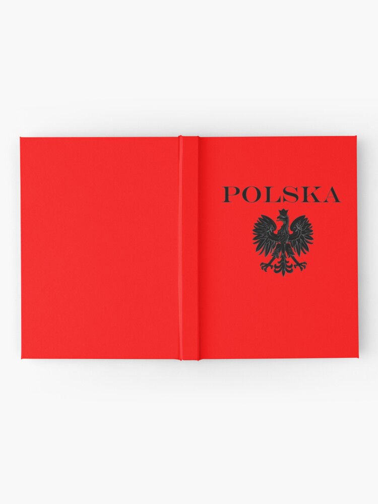 "Alle schwarzen Polen Flagge und Adler" Notizbuch von estudio3e | Redbubble