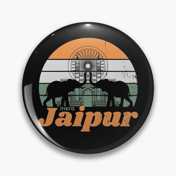 Item preview, Jaipur India Flag Design designed and sold by Nostalgic-India.