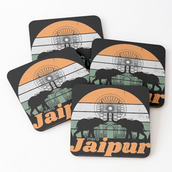 Item preview, Jaipur India Flag Design designed and sold by Nostalgic-India.