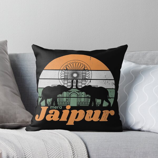 Item preview, Jaipur India Flag Design designed and sold by Nostalgic-India.