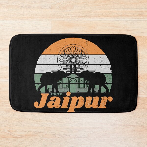 Item preview, Jaipur India Flag Design designed and sold by Nostalgic-India.
