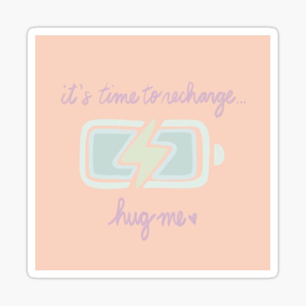 Item preview, it's time to recharge... designed and sold by Chiron's Daughter.