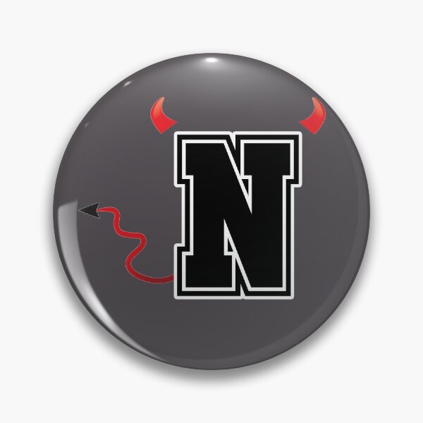 Item preview, Letter N College Font Evil Naughty  designed and sold by comcamworld.