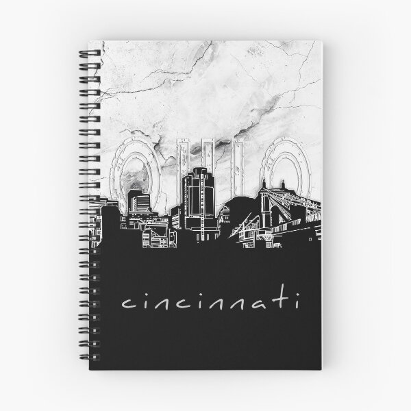 Item preview, cincinnati skyline marble designed and sold by BekimART2.