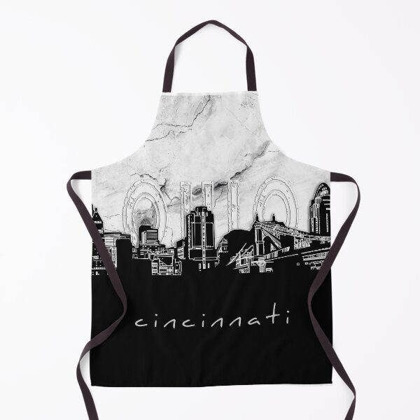 Item preview, cincinnati skyline marble designed and sold by BekimART2.