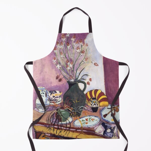 Still Life with Asphodels-Henri Matisse Apron