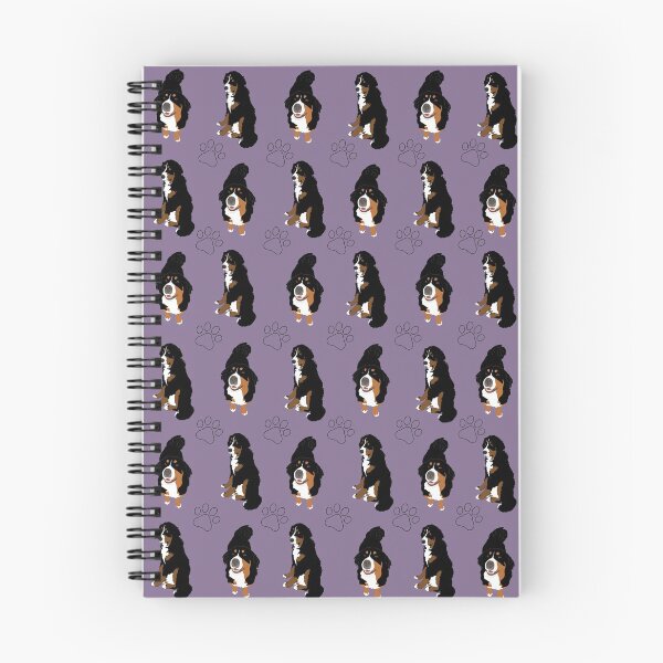 Item preview, Bernese Mountain Dog Pattern-purple paws designed and sold by KantstandyaC.