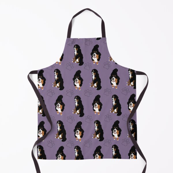 Item preview, Bernese Mountain Dog Pattern-purple paws designed and sold by KantstandyaC.