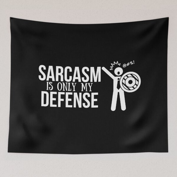 Item preview, Sarcasm Is My Only Defense designed and sold by AutumnVibeShop.