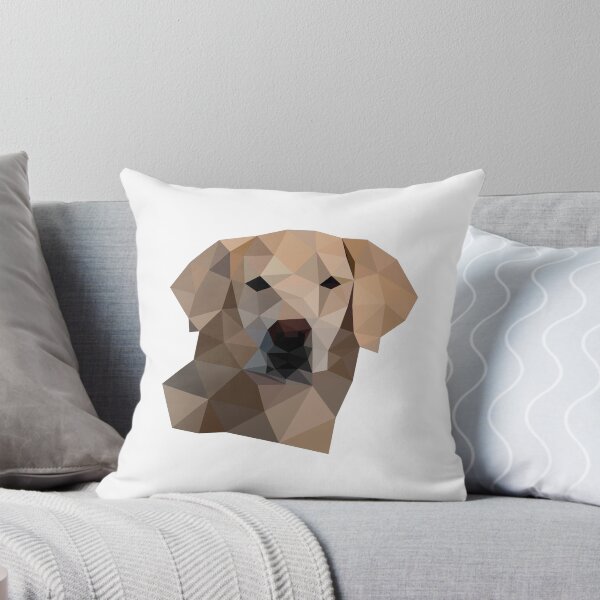 Aperçu de l'œuvre Formes géométriques de polygone Golden Retriever créée et vendue par E1evant.