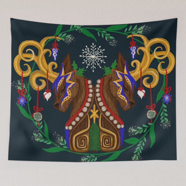 Item preview, Christmas Reindeer designed and sold by tinaschofield.