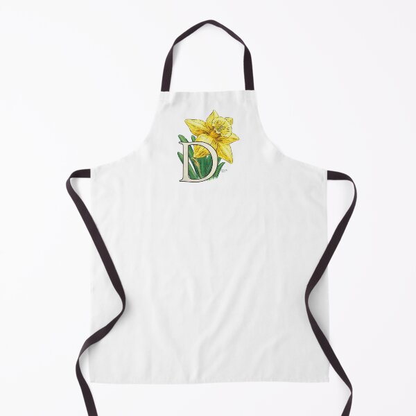 Artikelvorschau, D ist für das Narzissen-Blumen-Monogramm-Schwimmen entworfen und verkauft von stephsmith.