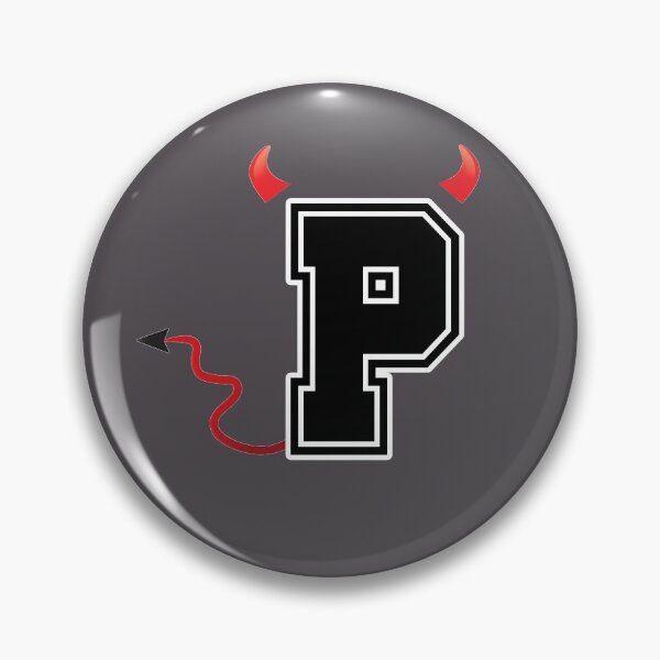 Item preview, Letter P College Font Evil Naughty  designed and sold by comcamworld.