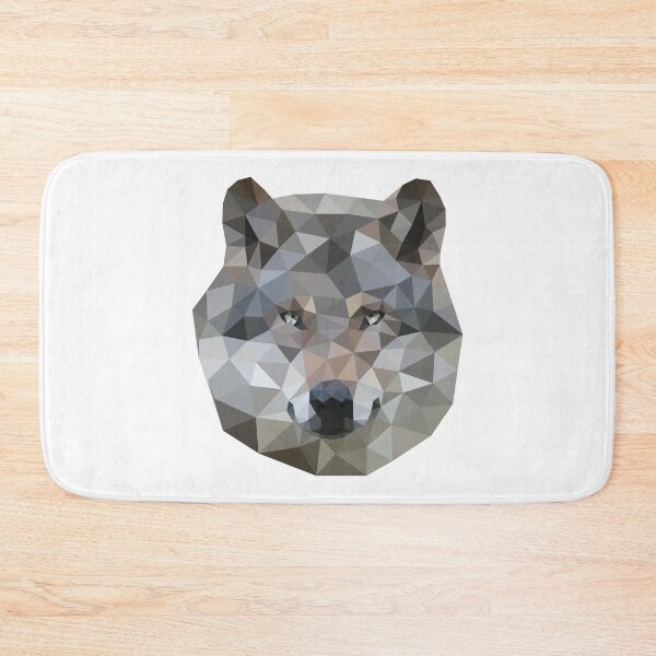 Item preview, Wolf polygon geometric shapes designed and sold by E1evant.