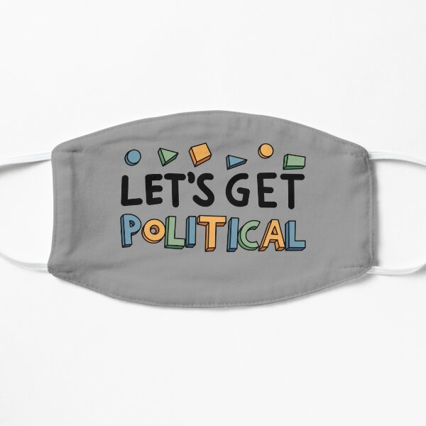 Let’s Get Political Abstract Flat Mask