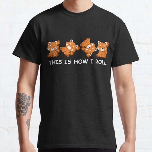 Red Panda Gift Kids Voici comment je roule Cadeau Femme Red Panda T-shirt classique