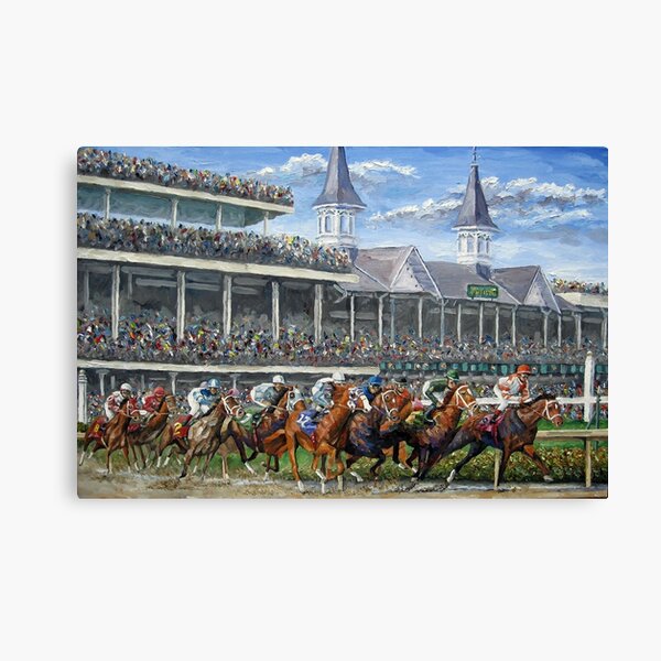Item preview, The Kentucky Derby - Churchill Downs designed and sold by Mike Rabe Art.