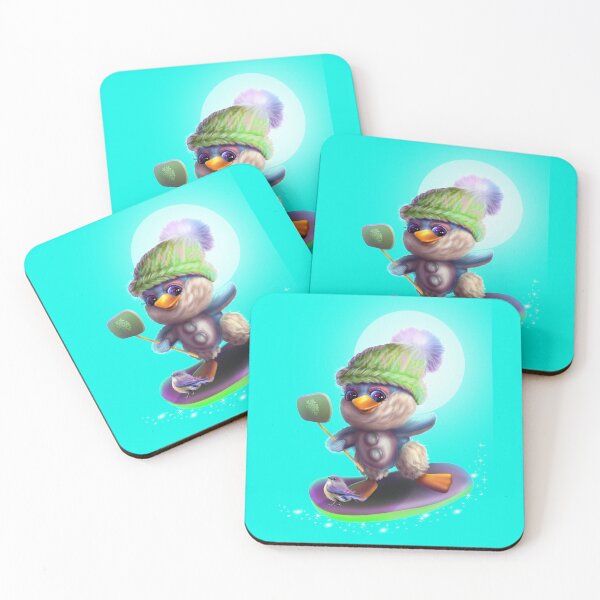 Item preview, Bugsy the Rainbow Duckling Sky Boarding designed and sold by LoneAngel.