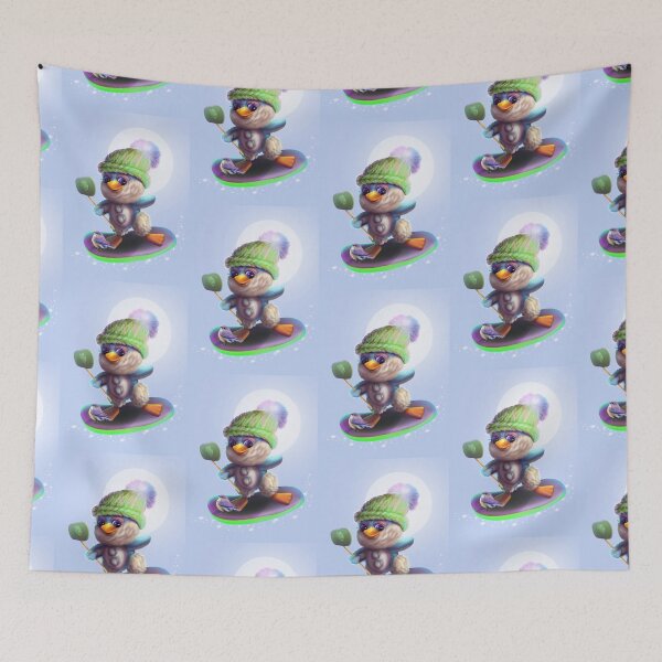 Item preview, Bugsy the Rainbow Duckling Sky Boarding designed and sold by LoneAngel.