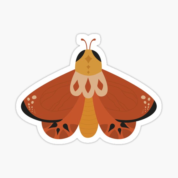 Mesmeric Moth Sticker