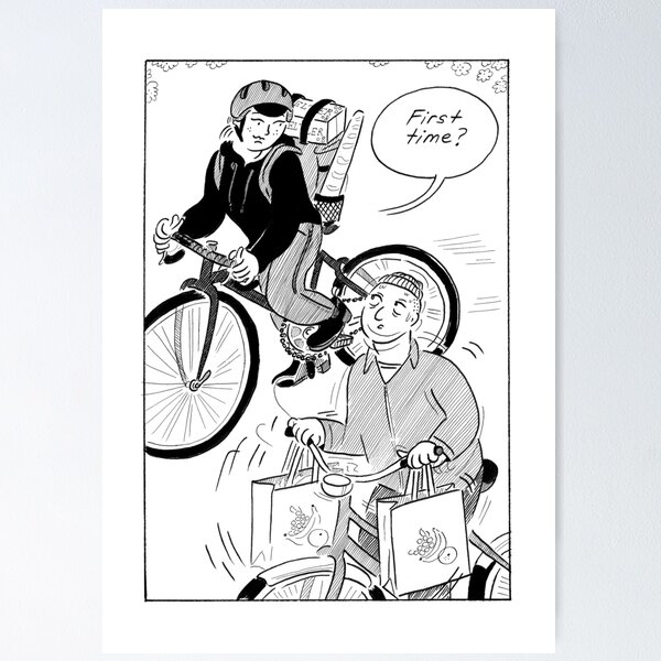 Item preview, Fair-weather Bicyclist designed and sold by Beth Heinly.