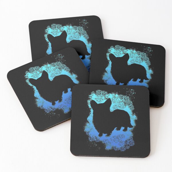 Item preview, Corgi Abstract - Blue designed and sold by NissaArt.