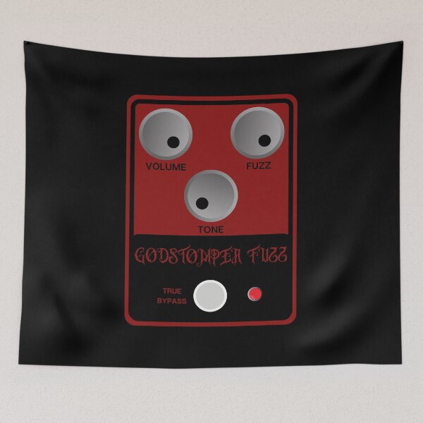 Item preview, Godstomper Fuzz Guitar Effect Pedal Faceplate Design designed and sold by Godstomper.