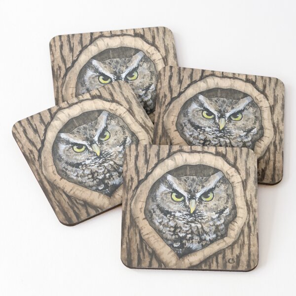 Item preview, Eastern Screech Owl designed and sold by skidgelstudios.