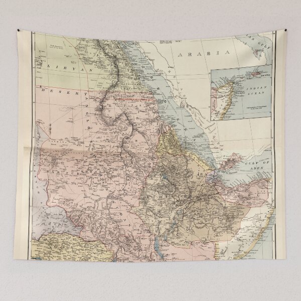 Item preview, The Nile River Valley Map (1910) designed and sold by allhistory.