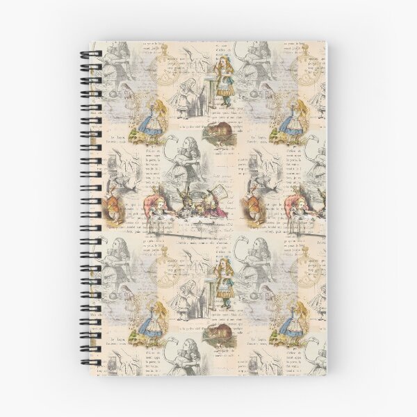 Item preview, Alice in Wonderland Vintage Book Collage designed and sold by 13Moons.