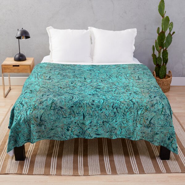 Item preview, Eucalyptus leaf litter blue abstract designed and sold by paulboizot.