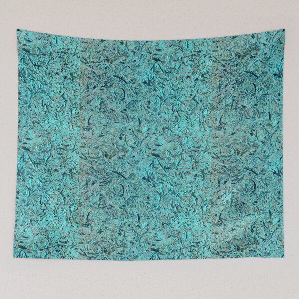 Item preview, Eucalyptus leaf litter blue abstract designed and sold by paulboizot.