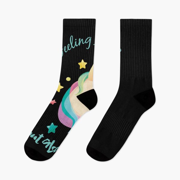 Item preview, Feeling Magical But Also Stabby Funny Unicorn Rainbow designed and sold by Marstore.