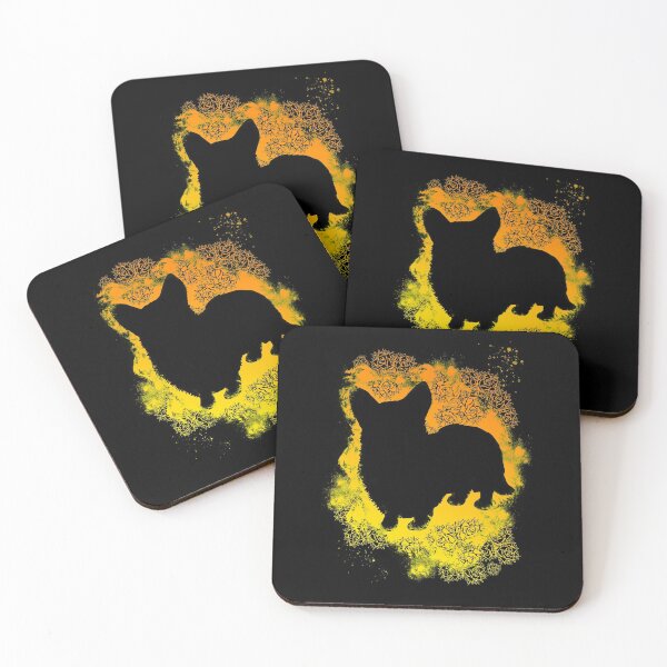 Item preview, Corgi Abstract - Orange designed and sold by NissaArt.