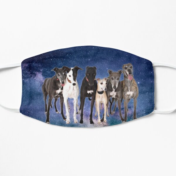 A pack of hounds Flat Mask