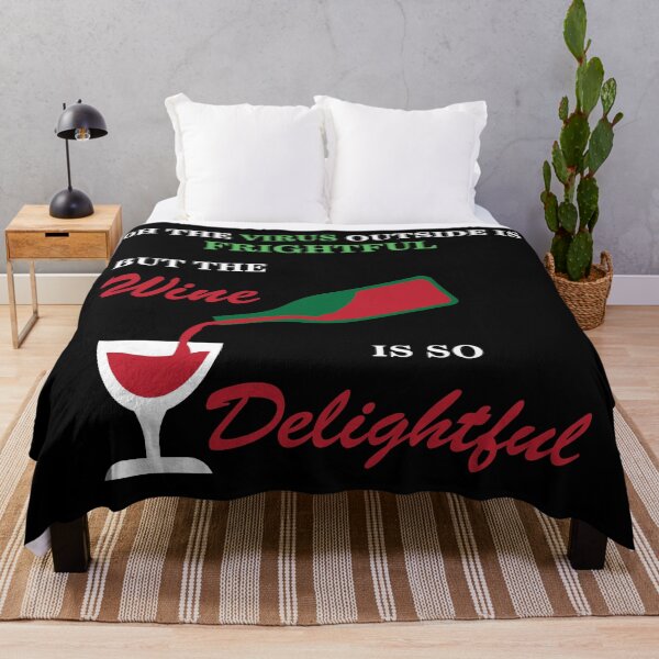 Item preview, Oh The Virus Outside Is Frightful But The Wine Is So Delightful designed and sold by Mathew Graphic.