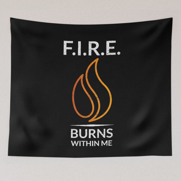 Item preview, Fire Burns Within Me Passive Income designed and sold by OldCamp.